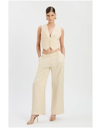 Bardot - Geordy Hipster Linen Pant
