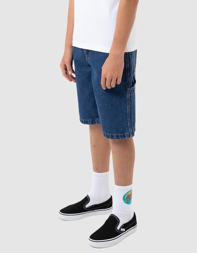 Santa Cruz - Classic Dot Carpenter Jean Shorts - Kids-Teens