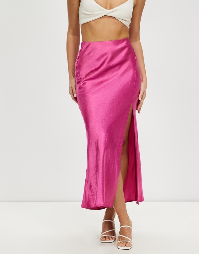 Third Form - Crush Bias Split Maxi Skirt