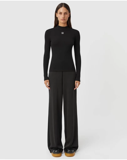 C&M CAMILLA AND MARC - Nora Rib Long Sleeve Top