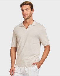 Academy Brand - Jonny Textured Knit Polo