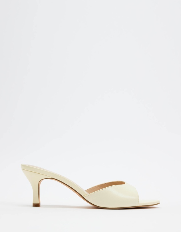 Atmos&Here - Rosie Peep Toe Leather Heels