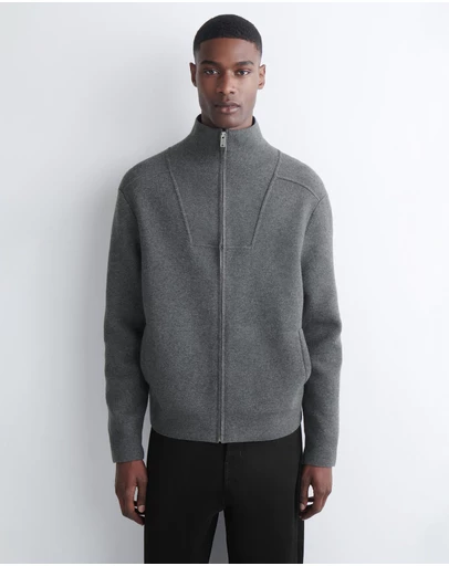COS - Merino Wool Zip-Up Track Jacket