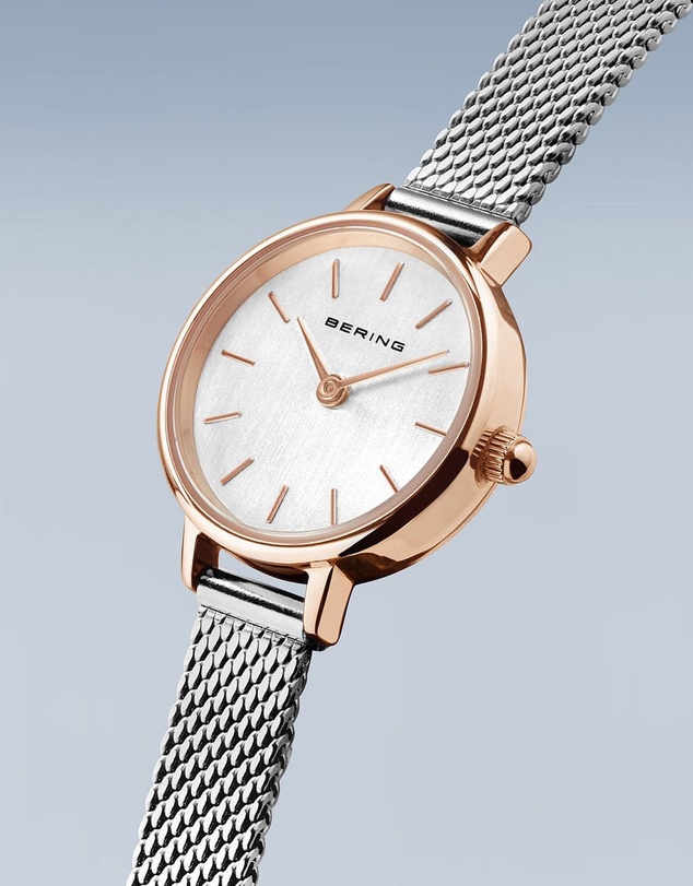 Bering - Classic 22mm Stainless Steel Watch with Bracelet