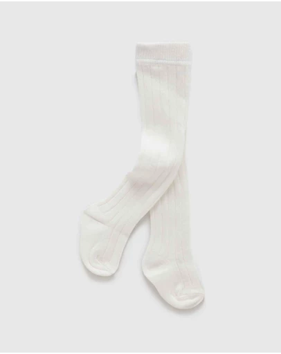 Purebaby - Rib Tights - Kids-Babies