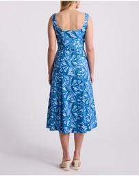 David Lawrence - Monica Stretch Linen Dress
