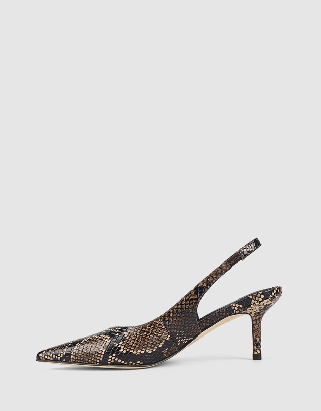 Siren - Yory Slingback Kitten Heels