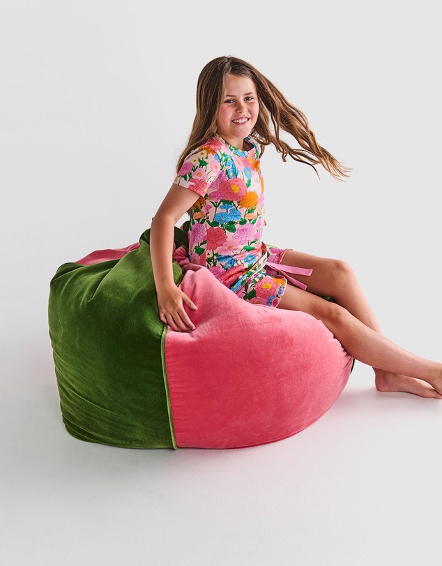 Kip&Co - Organic Cotton SS Tee & Frill Shorts Pyjama - Kids-Teens