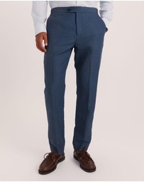 SABA - Lucian Cotton Linen Suit Pant