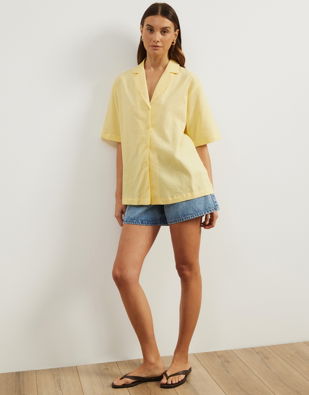 Atmos&Here - Paradise Linen Blend Shirt