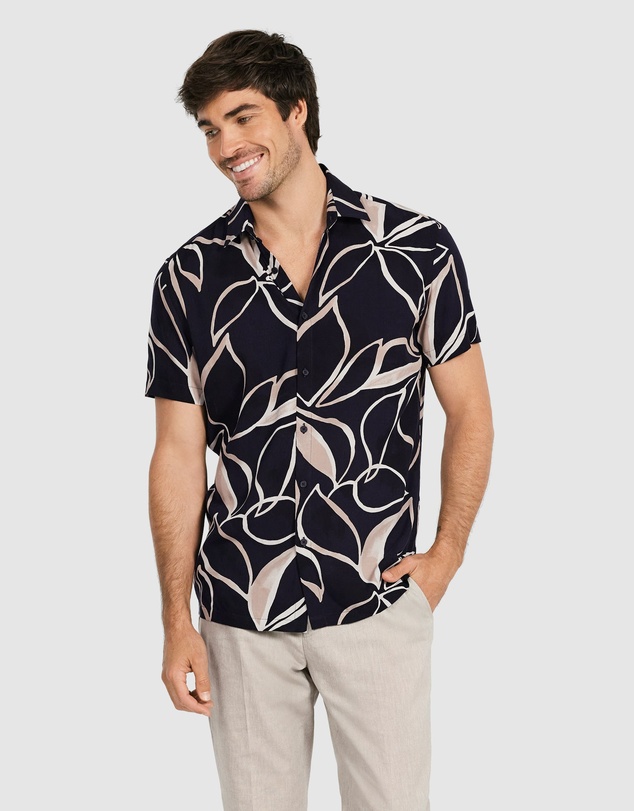 Tarocash - Terzo Viscose Abstract Shirt
