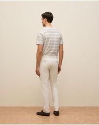 Trenery - Slim Fit Chino Pant in Stone