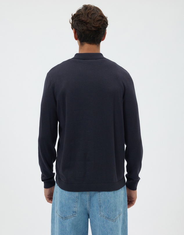 AERE - Silk Blend Textured Knit Shirt