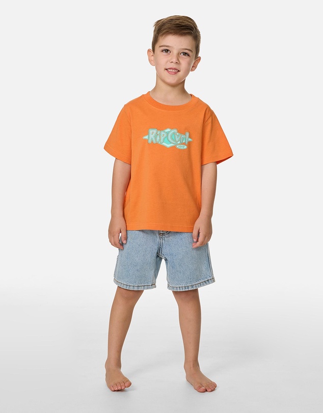 Rip Curl - Ride The Wave Logo Tee - Babies-Teens