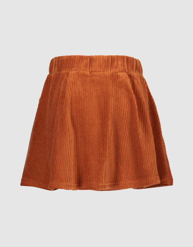B.Nosy - Ruffle Corduroy Velour Skirt - Kids-Teens