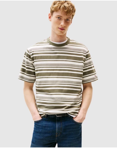 Tommy Hilfiger - Stripe Relaxed T-Shirt