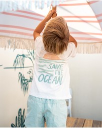 Fox & Finch - Surfs Up Save The Ocean Tee - Kids
