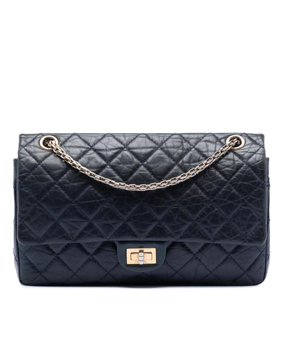 Pre-Loved by Azura Reborn - Pre-Loved Quilted Aged Calfskin Reissue 2.55 Double Flap 226