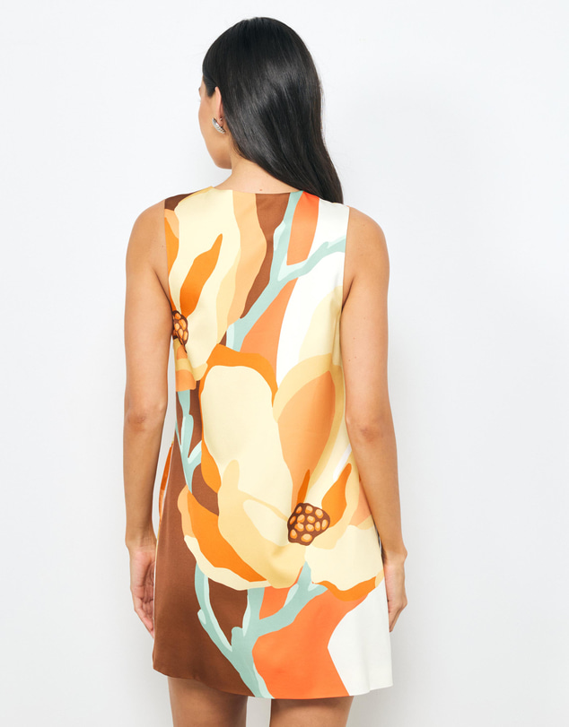 AERE - Lori Satin Shift Mini Dress