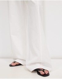 Calli - Matt Cotton Twill Pants