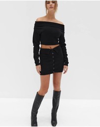 Style Addict - Kenza Button Down Skirt