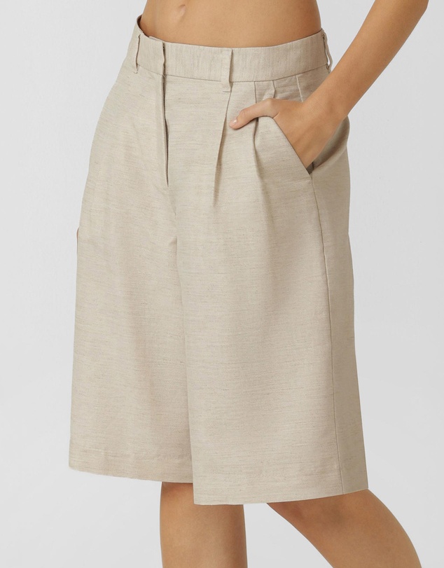 Lorna Jane - Hamptons Linen Bermuda Shorts