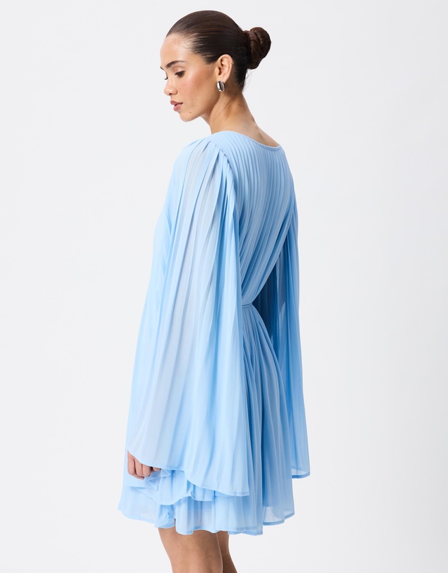 Tussah - Adele Pleated Chiffon Shift Dress
