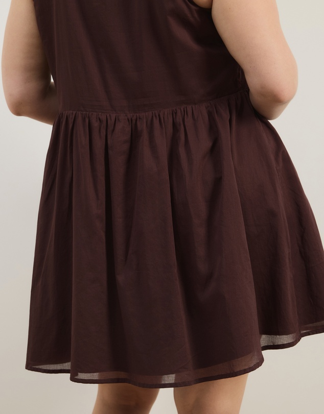 Atmos&Here Curvy - Dalia Cotton Voile Mini Dress