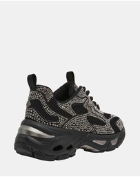 Steve Madden - Zonar-R Black/Pewter Sneakers