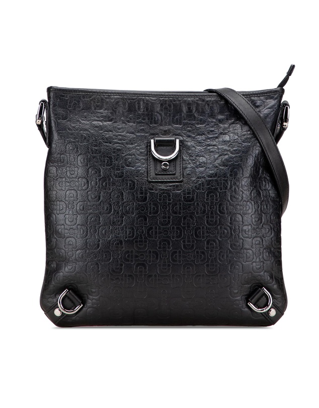 Pre-Loved by Azura Reborn - Pre-Loved Embossed Leather Horsebit Abbey D Ring Crossbody