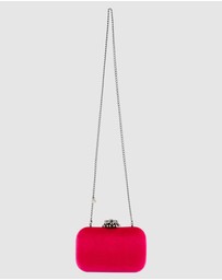 Olga Berg - Emilia Velvet Clutch