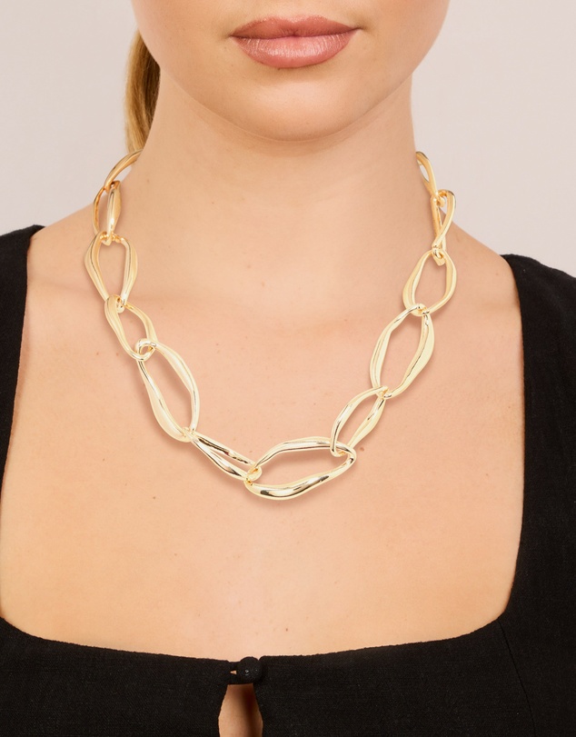 Lovisa - Gold Large Link Short Necklace