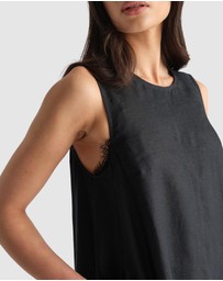 Decjuba - D-Luxe Linen Maxi Dress