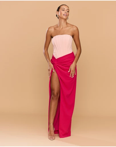 CATHERINE FERRARO - Cinthia Strapless Gown