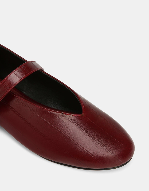 Wittner - Dakota Casual Flats Wine Eel Leather