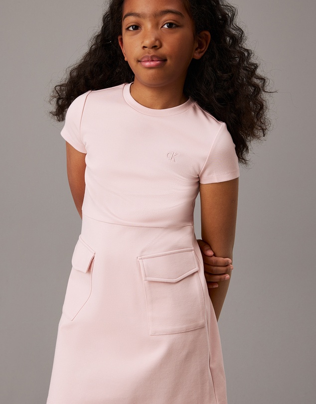 Calvin Klein Jeans - Girls Flared Punto Pocket Dress