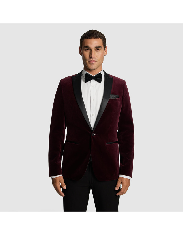 yd. - Milan Velvet Tuxedo Jacket
