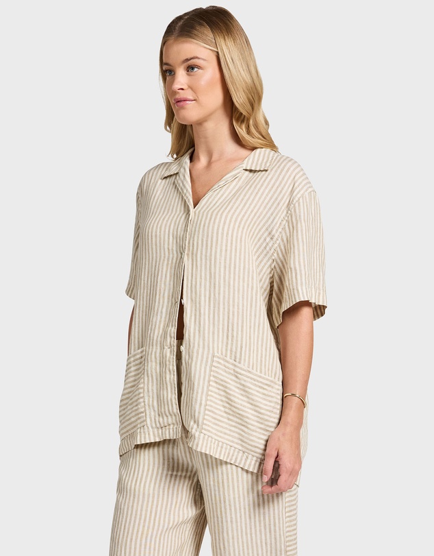 Academy Brand - Gladys SS Linen Shirt