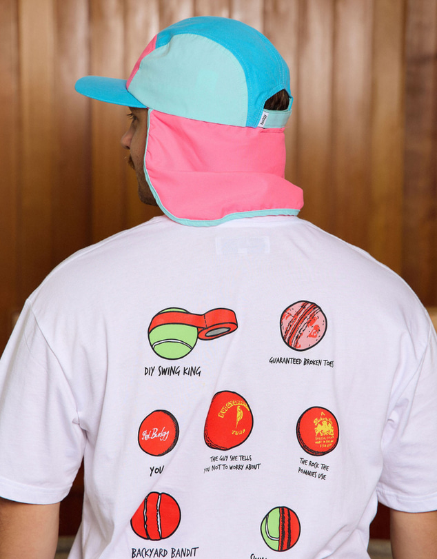 Budgy Smuggler - Flap Hat in Pink and Blue
