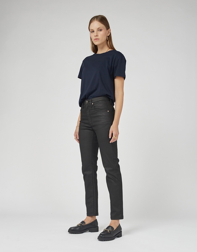 DRICOPER DENIM - Mika Coated Denim Straight Leg Jeans