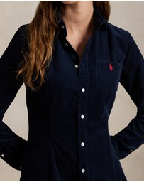 Polo Ralph Lauren - Cotton Corduroy A-Line Shirtdress