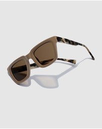 Hawkers Co - HAWKERS - Brown Olive ONE UPTOWN Sunglasses for Men and Women UV400