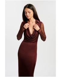Bardot - Lorel Lurex Midi Dress