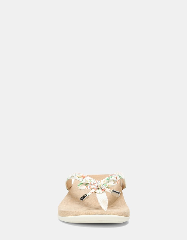 Vionic - Bella Toe Post Sandal - Marshmallow Tropical