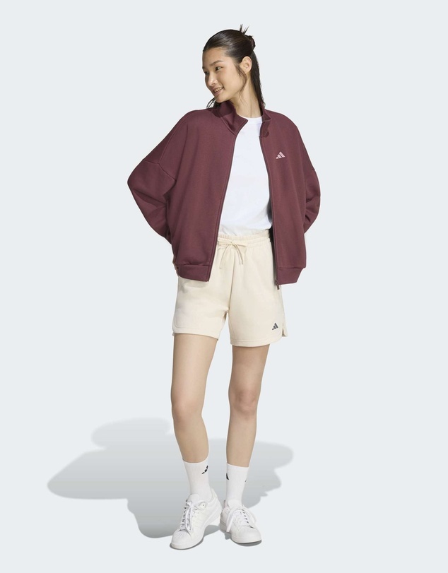 adidas Sportswear - 3 Stripes Studio Fleece Loose Shorts Womens
