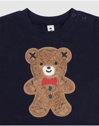 Huxbaby - Furry Gingerbread Tee - Babies-Kids