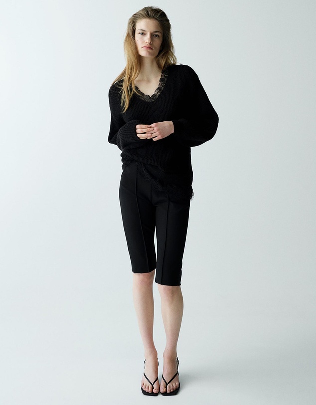 M.N.G - Jumper With Lace Detail