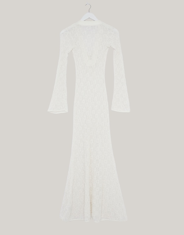 Revibe - Repaired BY JOHNNY. Eliana Tie Sheer Ankle Dress - AU 6