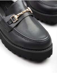 RAID - Empire chunky loafers in black