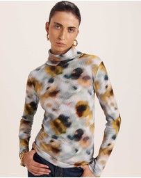 SABA - Shadow Emilie Floral Long Sleeve Top